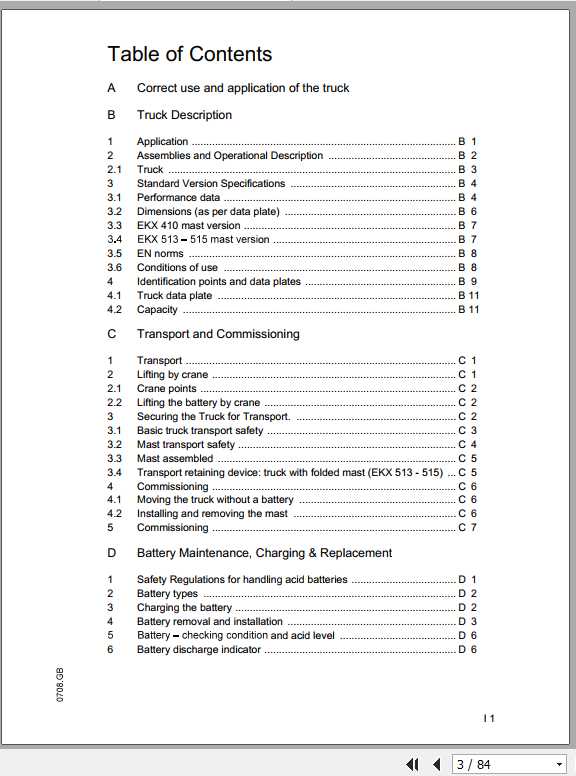 Jungheinrich Forklift EKX 410 Operating Instructions 2