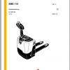 Jungheinrich Forklift EME 112 114 Operating Manual DE 1