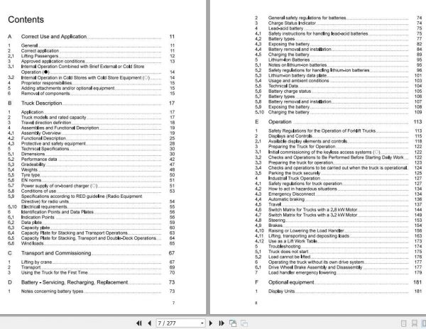 Jungheinrich Forklift ERC 212 220 Operating Instructions 2