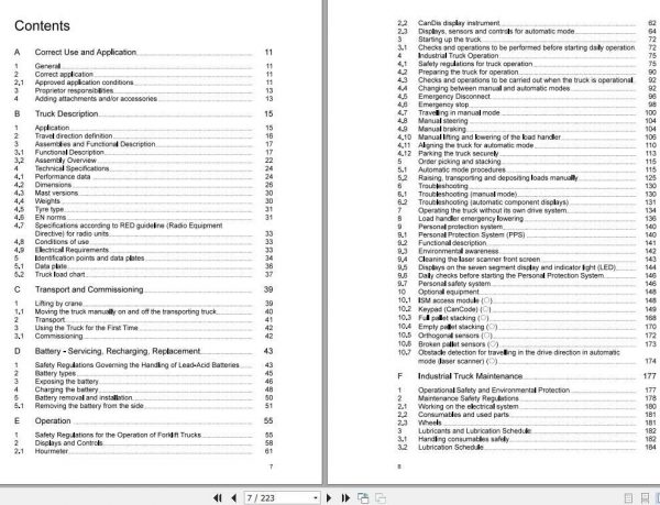 Jungheinrich Forklift ERC 215a Operating Instructions 2