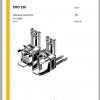 Jungheinrich Forklift ERD 220 Operating Instructions 1