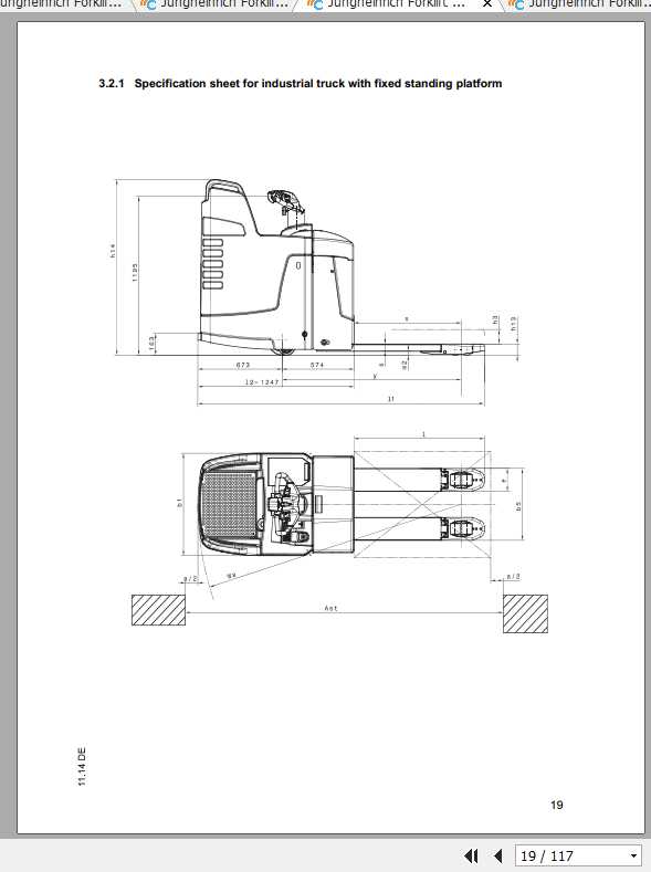 Jungheinrich Forklift ERE 116 225 Operating Instruction 3
