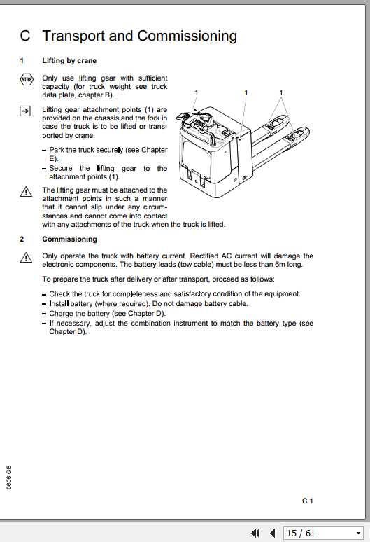 Jungheinrich Forklift ERE 120 Operating Instructions 3