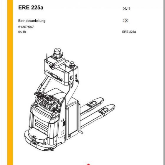 Jungheinrich Forklift ERE 120225 Operating Manual_DE