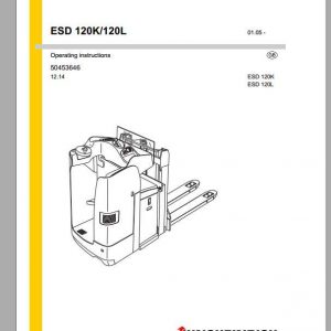 Jungheinrich Forklift ESD 120 Operating Instructions 1