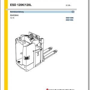 Jungheinrich Forklift ESD 120 Operating Manual DE 1