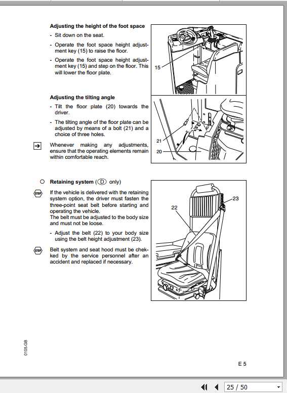 Jungheinrich Forklift ESE 220 320 Operating Instructions 3