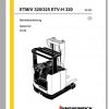 Jungheinrich Forklift ETMV 110 325 Operating Manual DE 1