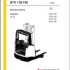 Jungheinrich Forklift ETV 110 116 Operating Manual DE 1