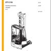 Jungheinrich Forklift ETV 216i EN Operating Instructions 1