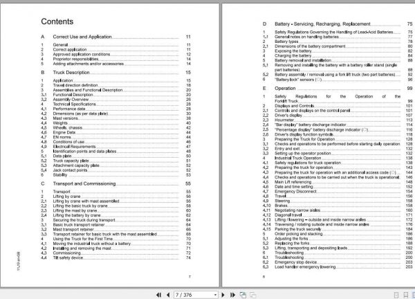 Jungheinrich Forklift ETX 513 515 Operating Instructions 2
