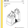 Jungheinrich Forklift EZS 010 130 Operating Manual DE 1
