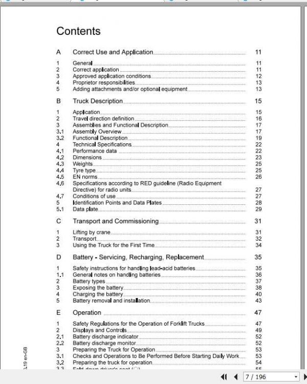 Jungheinrich Forklift EZS 330 350 Operating Instructions 2