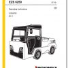 Jungheinrich Forklift EZS 6250 7280 Operating Instructions 1