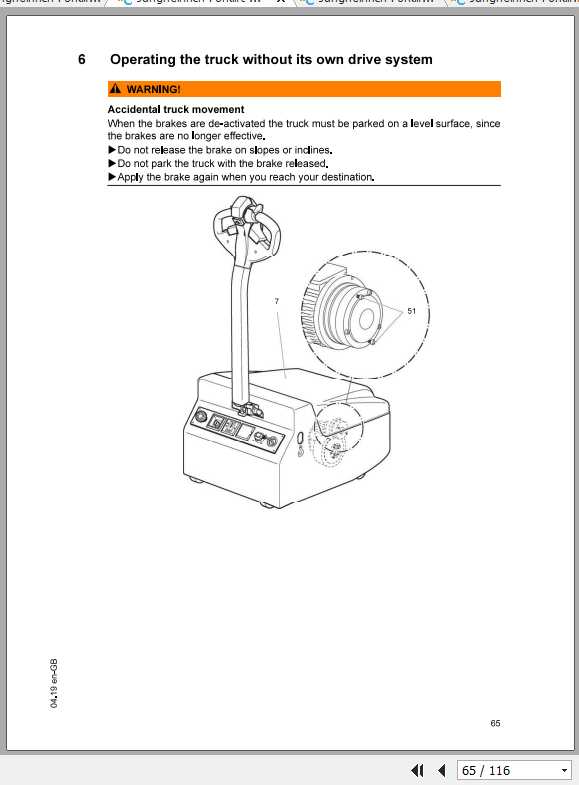 Jungheinrich Forklift EZS 6250 7280 Operating Instructions 3