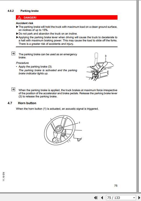 Jungheinrich Forklift FTD FTG CPCD 25 EN Operating Instructions 3
