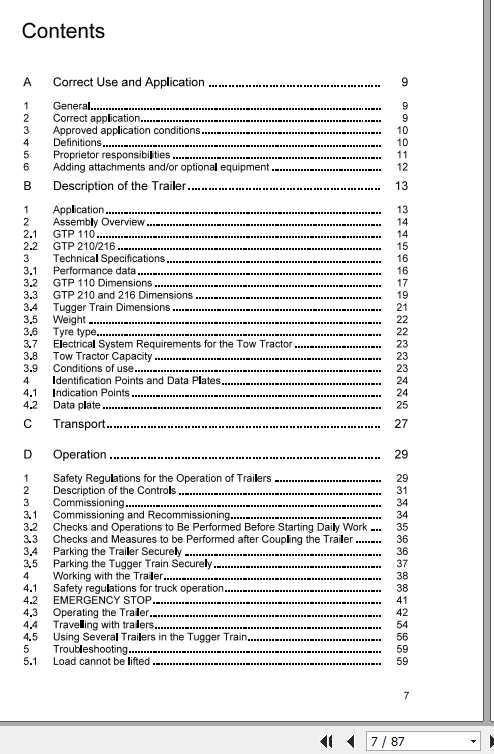 Jungheinrich Forklift GTP 110 210 216 EN Operating Instructions 2