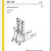 Jungheinrich Forklift HC 10 100 Operating Manual DE 1