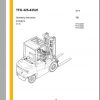 Jungheinrich Forklift TFG 425 690 Operating Instructions 1