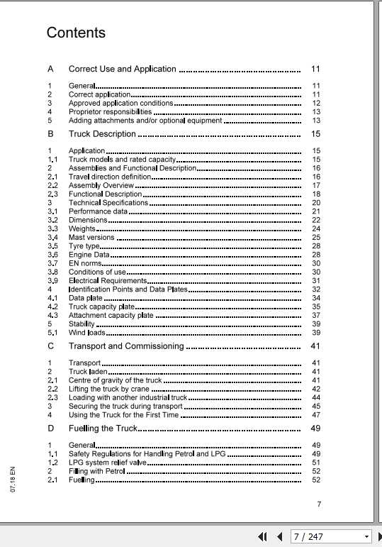 Jungheinrich Forklift TFG 425 690 Operating Instructions 3