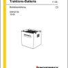 Jungheinrich Forklift Traktionsbatterie Operating Manual DE 1
