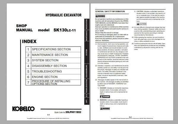 Kobelco 11.4 GB PDF Updated 2021 Heavy Machinery Service Manual Shop Manual 3 1