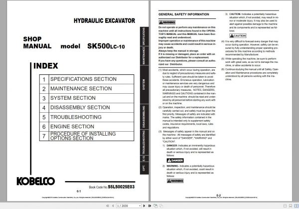 Kobelco 11.4 GB PDF Updated 2021 Heavy Machinery Service Manual Shop Manual 6 1