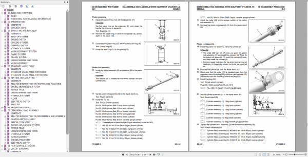 Komatsu Crawler Midi Excavator PC18MR 5 Shop Manual SEN06803 02 3