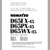 Komatsu D65EX 15D65PX 15D65WX 15 Shop Manual SEBM029508 1