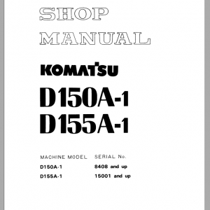 Komatsu D85E SS 2A Shop Manual SEBM029904 2 1