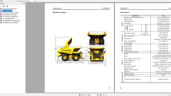 Komatsu Dump Truck 930E 5 USA A40004 Up CEBM032204 Shop Manual 07 2020 2 1