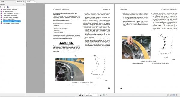 Komatsu Dump Truck 980E 5 USA A50003 CEBM033003 Shop Manual 2021 4