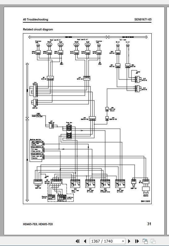 Komatsu Dump Truck HD465 7E0 HD605 7E0 Shop Manual 3