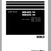 Komatsu Dump Truck HD465 7E0 HD605 7E0 Shop Manual SEN01081 22 1