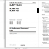 Komatsu Dump Truck HD465 7E0 HD605 7E0 Shop Manual SEN01081 22 2