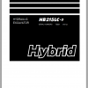 Komatsu Hybrid Crawler Excavator HB215LC 3 JPN SHOP MANUAL SEN06629 07 1