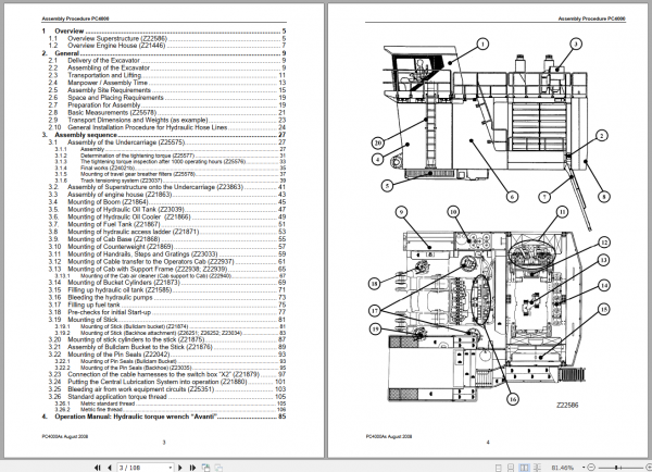 Komatsu Hydraulic Mining Shovel PC4000 6 General Assembly Procedure 2