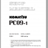 Komatsu Mini Excavator PC09 1 Shop Manual SEBM026105 1
