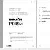 Komatsu Mini Excavator PC09 1 Shop Manual SEBM026105 2