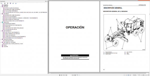 Komatsu Motor Grader GD555 5 Operation Maintenance Manual ES 3