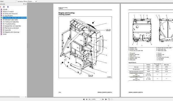 Komatsu Motor Grader GD555 5655 5675 5 55001 UP Shop Manual SEN05215 05 EN 2