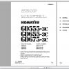 Komatsu Motor Grader GD555 655 675 3C USA SEBM020911 Shop Manual 2017 1