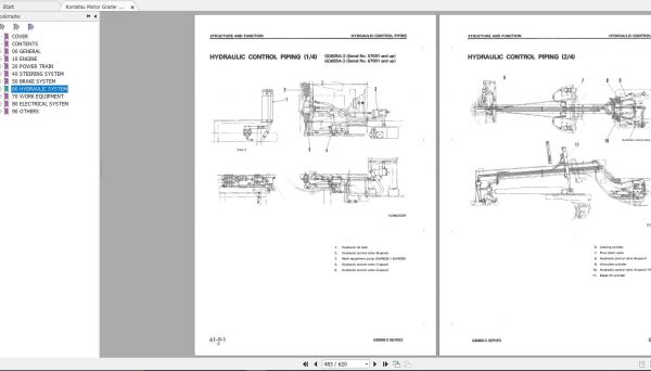 Komatsu Motor Grader GD600 3 Series Shop Manual SEBM023B0303 3
