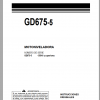 Komatsu Motor Grader GD675 5 Operation Maintenance Manual ES EESAM03140 1