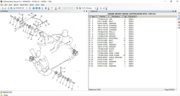 KomatsuUSAEPCLinkoneCSS2020SparePartsCatalog7
