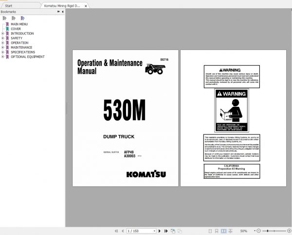 Komatsu Mining Full Models 2018 Manuals PDF Files 15