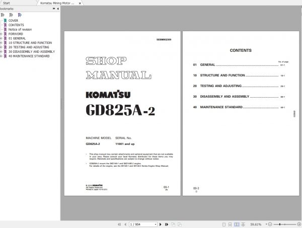 Komatsu Mining Full Models 2018 Manuals PDF Files 17