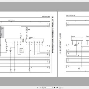 LEXUS LX570 2015 2017 3URL Wiring Diagram 1