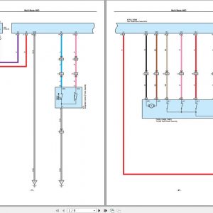 LEXUS LX570 2015 2017 3URL Wiring Diagram 2