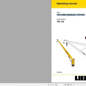 Liebherr FCC CBG 4532 LITRONIC Operating Manual 1